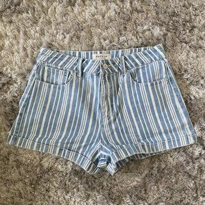 PACSUN | Stripped Mom Jean Short